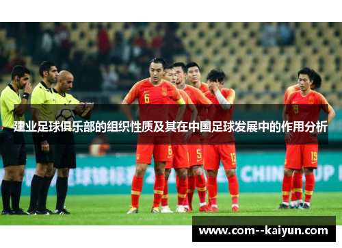 建业足球俱乐部的组织性质及其在中国足球发展中的作用分析